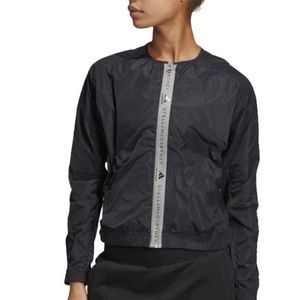 Adidas by Stella McCartney Black Bomber Jacket Size 40